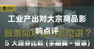 工业产出对大宗商品影响点评