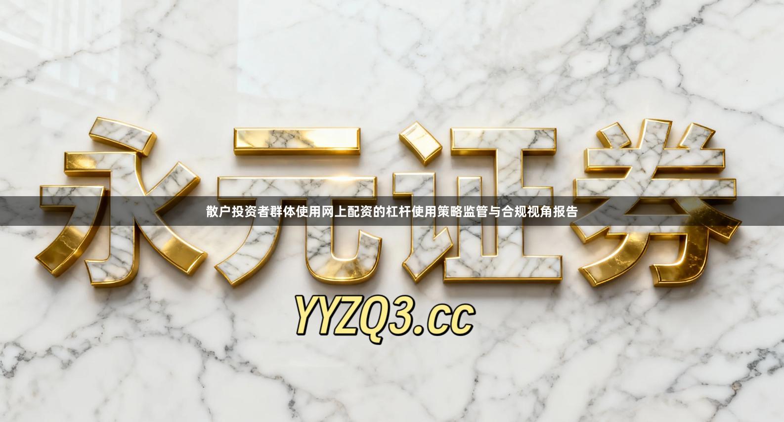 散户投资者群体使用网上配资的杠杆使用策略监管与合规视角报告